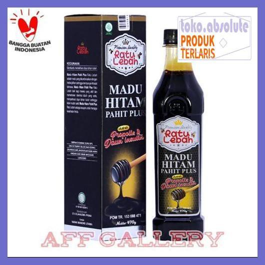 6E64S6- Madu Hitam Pahit Plus Propolis Ratu Lebah 76Rdy-