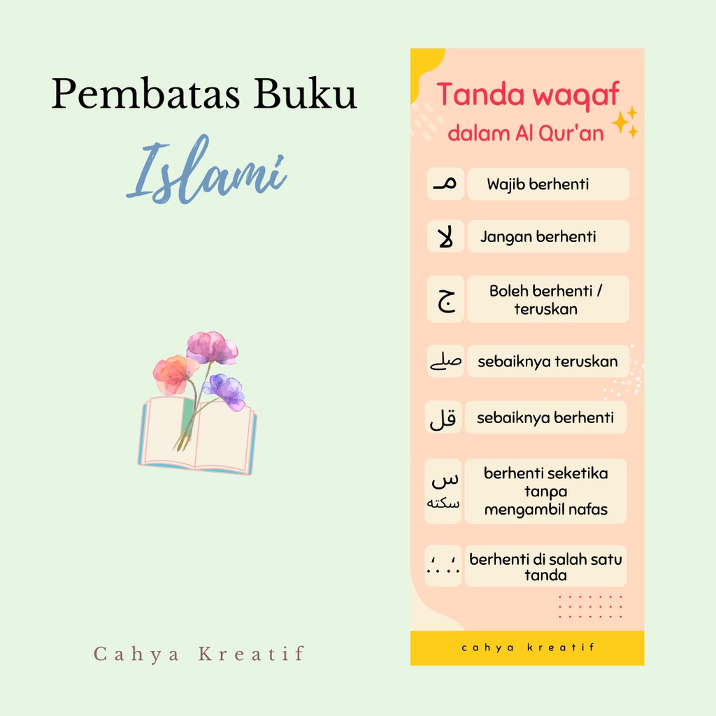 

Pembatas Buku Tema Islami