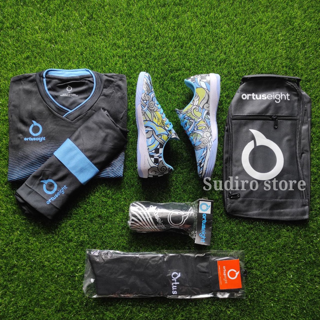 Sepatu Futsal Ortuseight Catalyst Bima Grade ORIGINAL Terbaru, Paket Komplit Sepatu Futsal Ortuseigh