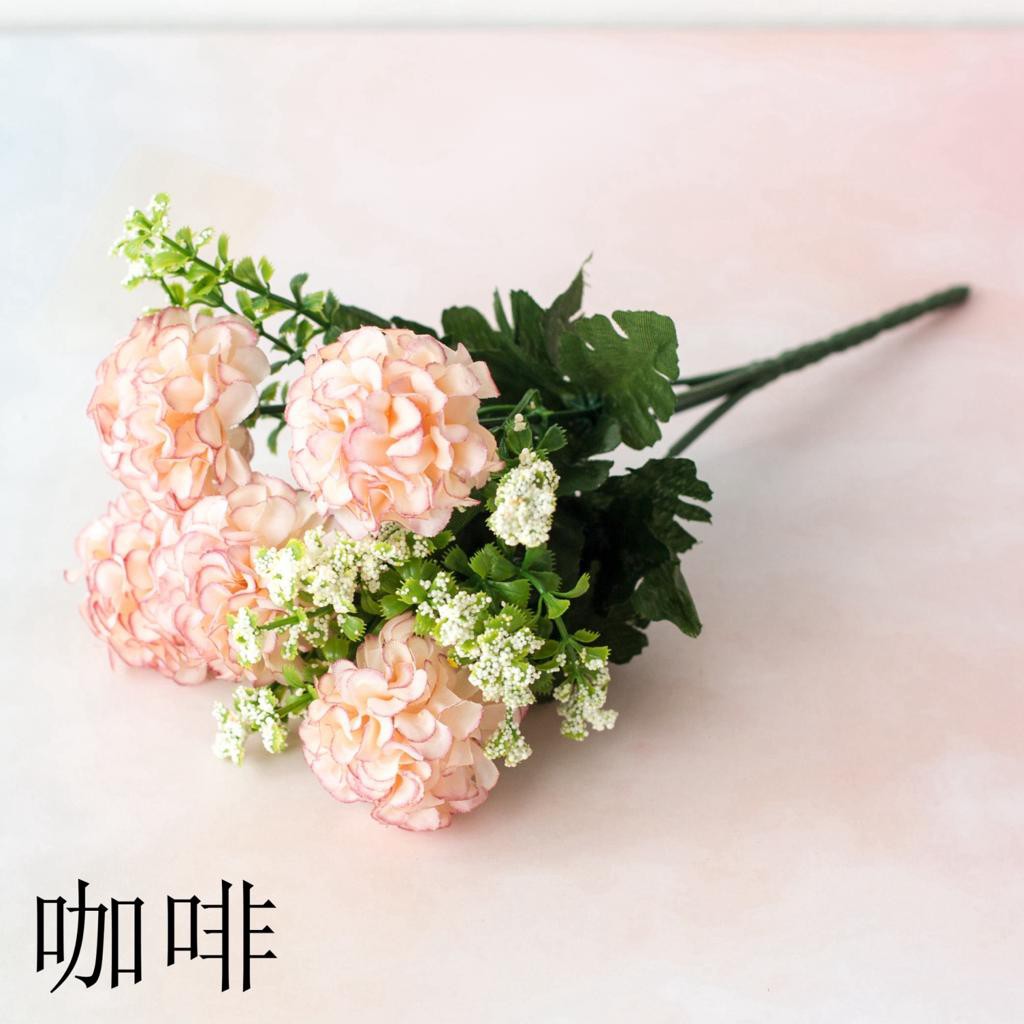 COD / SM.ID BUNGA BUKET BUNGA ARTIFICIAL ROSE BUNGA PALSU IMPORT DEKORASI RUMAH / PESTA P3122-PEACH