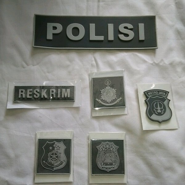 

Promo patch rubber polisi set kemeja jaket polda metro jaya polri Murah