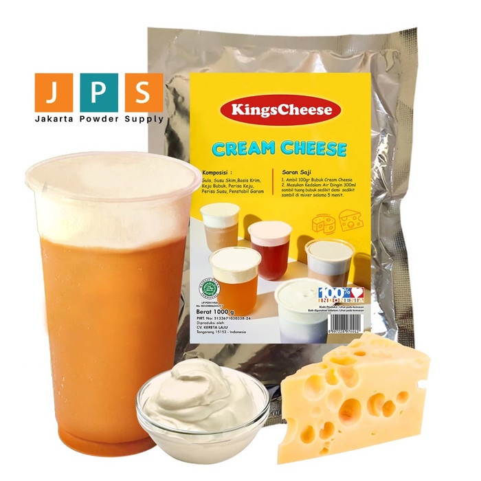 

Siap Kirim Cream Cheese Foam Topping Powder 1 Kg