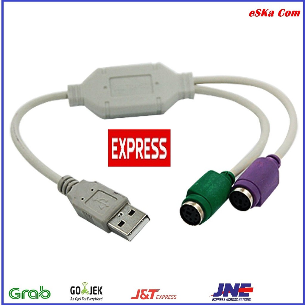 Jual Converter Usb To Ps 2 Mouse Dan Keyboard | Shopee Indonesia