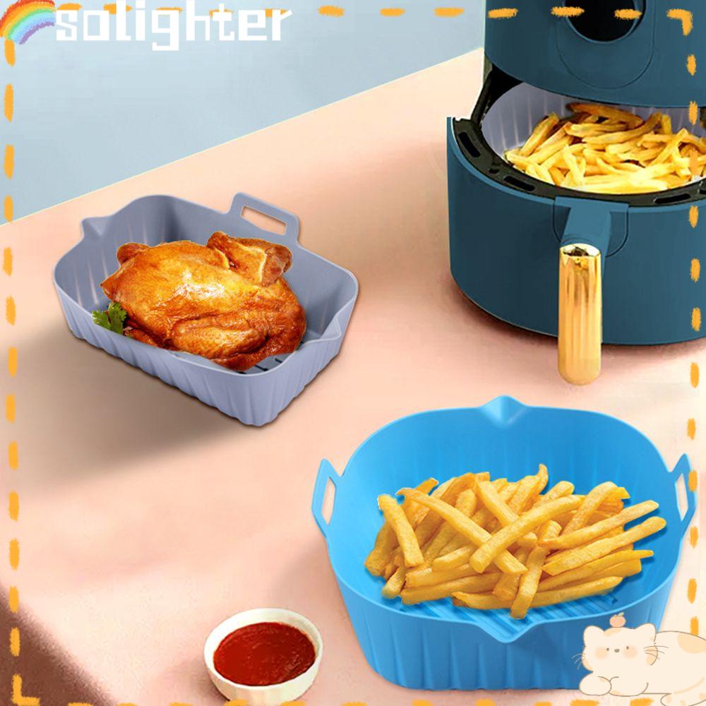 Keranjang Air Fryer Bahan Silikon Untuk Ayam Goreng