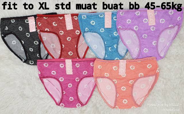 GROSIR UNDIES MOTIF GAMBAR UK XL/UNDIES