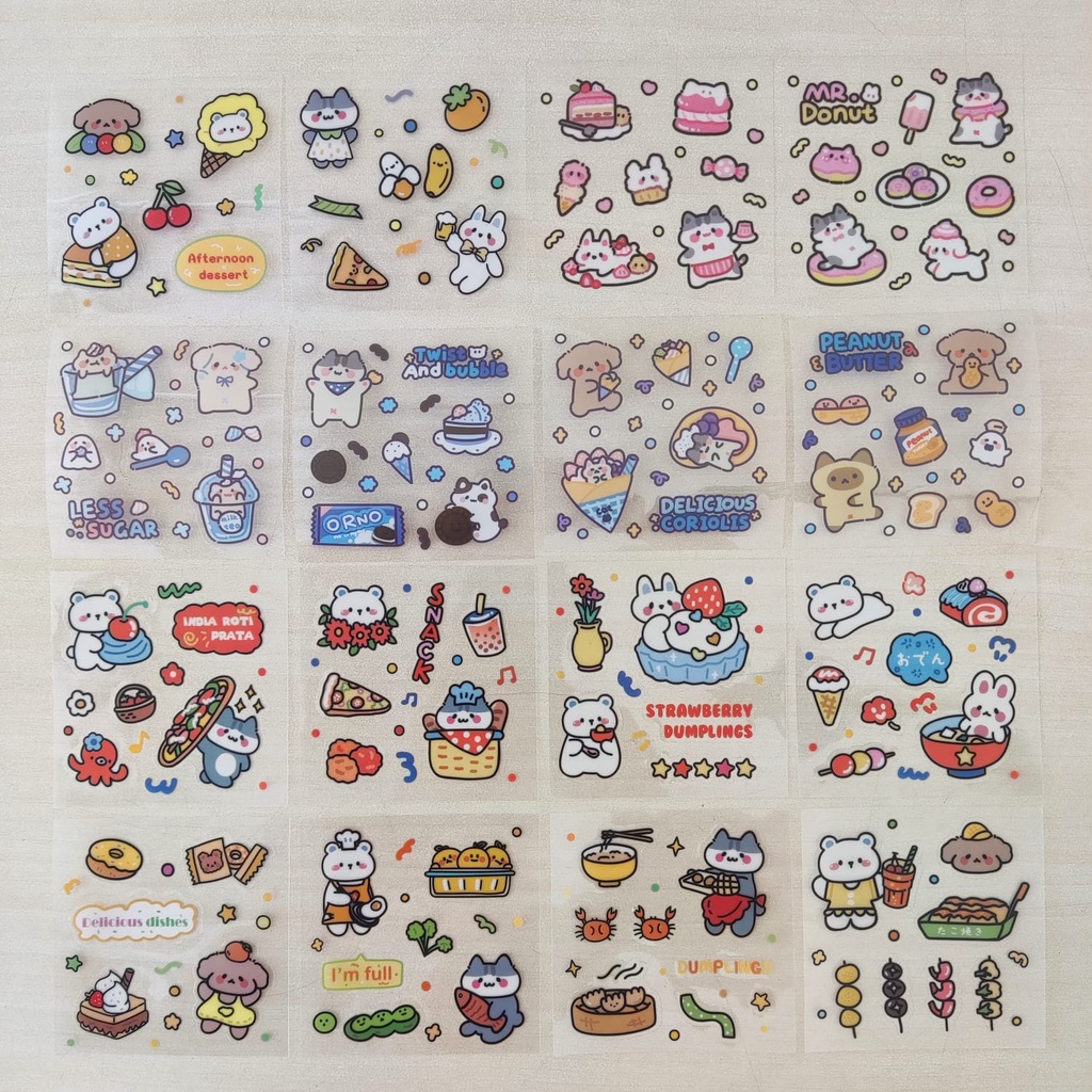 

25 Lembar Stiker Kreatif Anti Air / Sticker Aesthetic