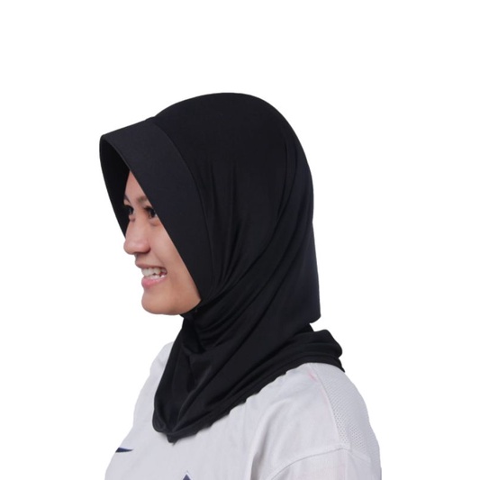 Hijab Sport Kerudung Olahraga Slim Pet kecil Antem