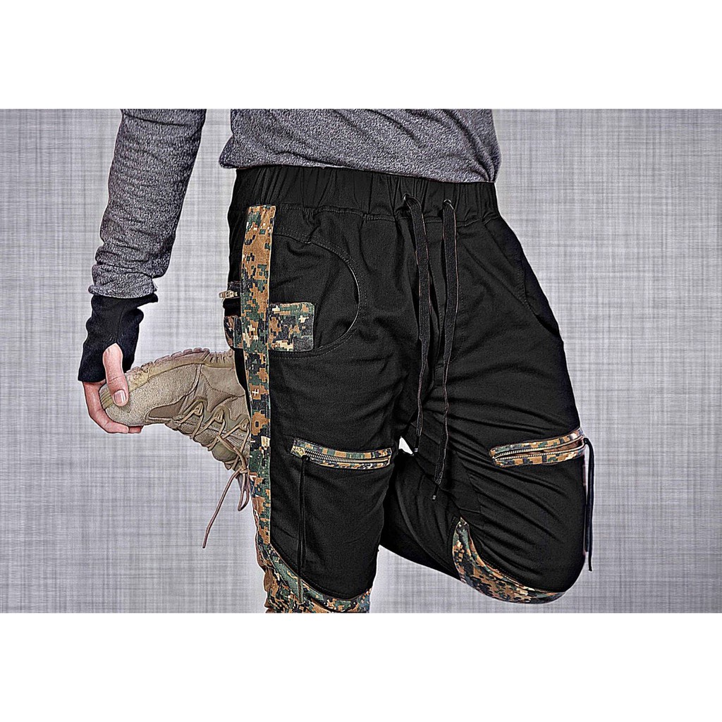 EXCLUSIVE Celana Japan Korean Style - CAMOLINE TWIL JOGGER PANTS - 2 AxelBoard Kyuzwear