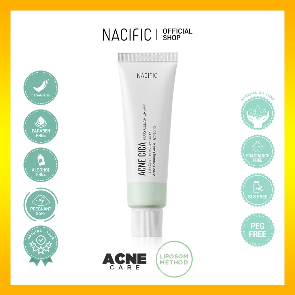 Nacific Acne Cica Plus Clear Cream Skin care 50 ml