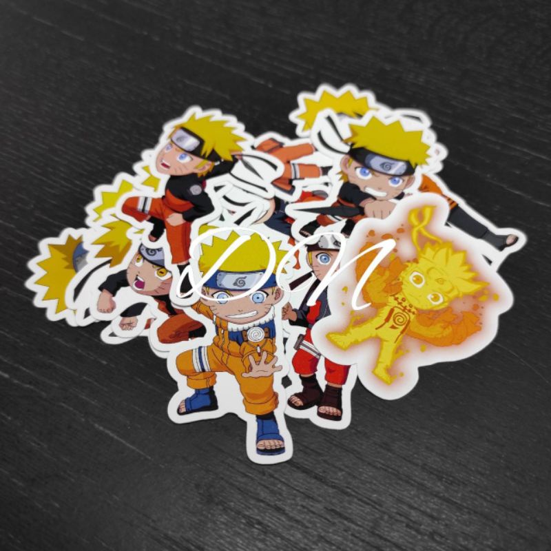 

Stiker kertas karakter naruto 15pcs sticker accesoris