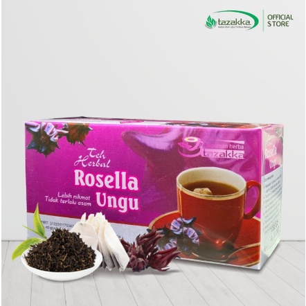 

Teh Celup Herbal Rosella UnguTAZAKKA - Kaya vit c Minuman Menyehatkan & Menyegarkan daya tahan tubuh original produk teh celup 20 kantong