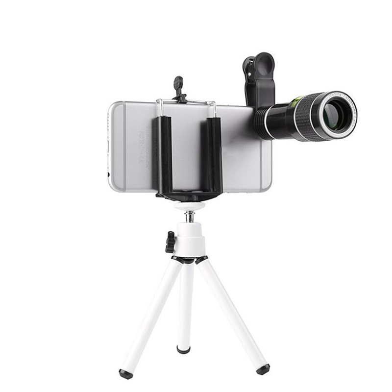 （✔✔❤Lensa Teleskop Telephoto Optikal HD Zoom 20x Dengan Klip Untuk Smartphone Universal