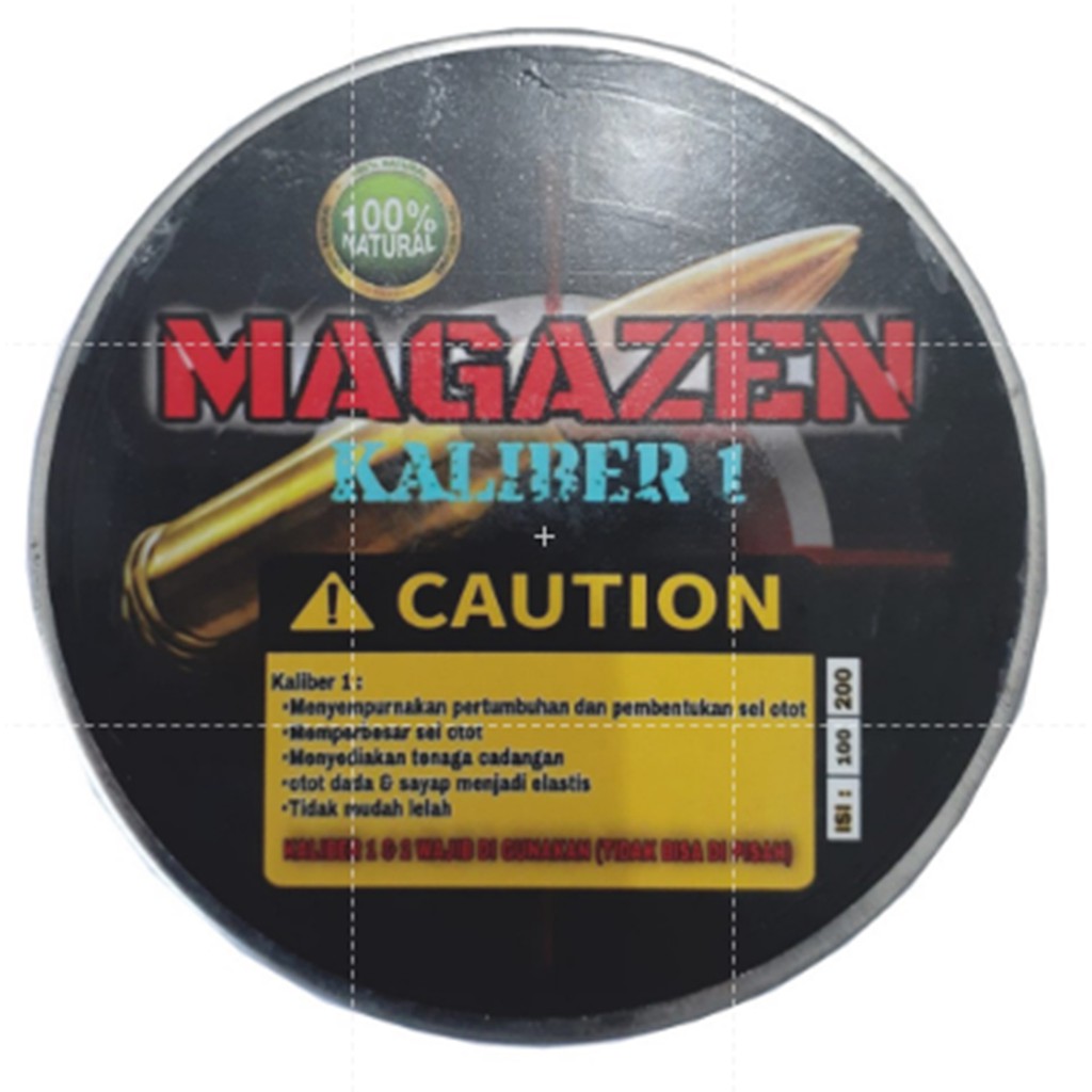 MAGAZEN KALIBER 1 - DAPUR PACU isi 50 Kapsul