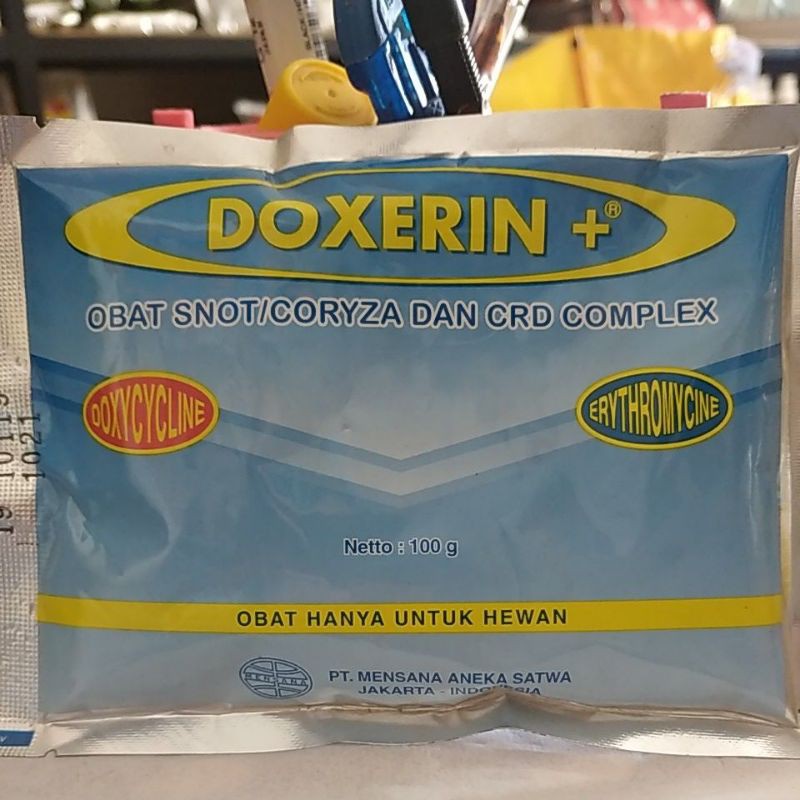 DOXERIN + MENSANA obat snot/ coryza dan CRD Kompleks 100gr