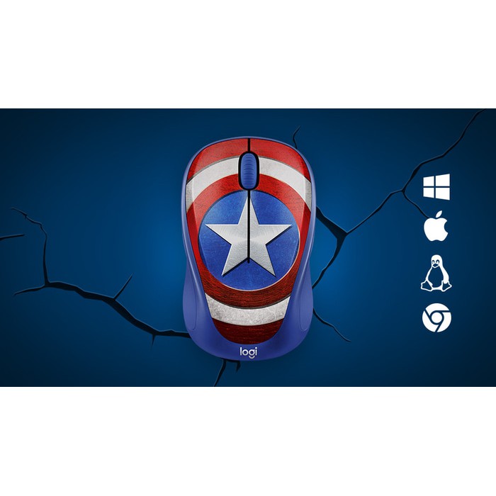 Mouse Wireless Logitech M238 MARVEL Collection |