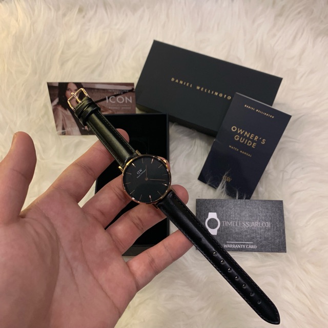 DW classic petite sheffield black rosegold 32MM