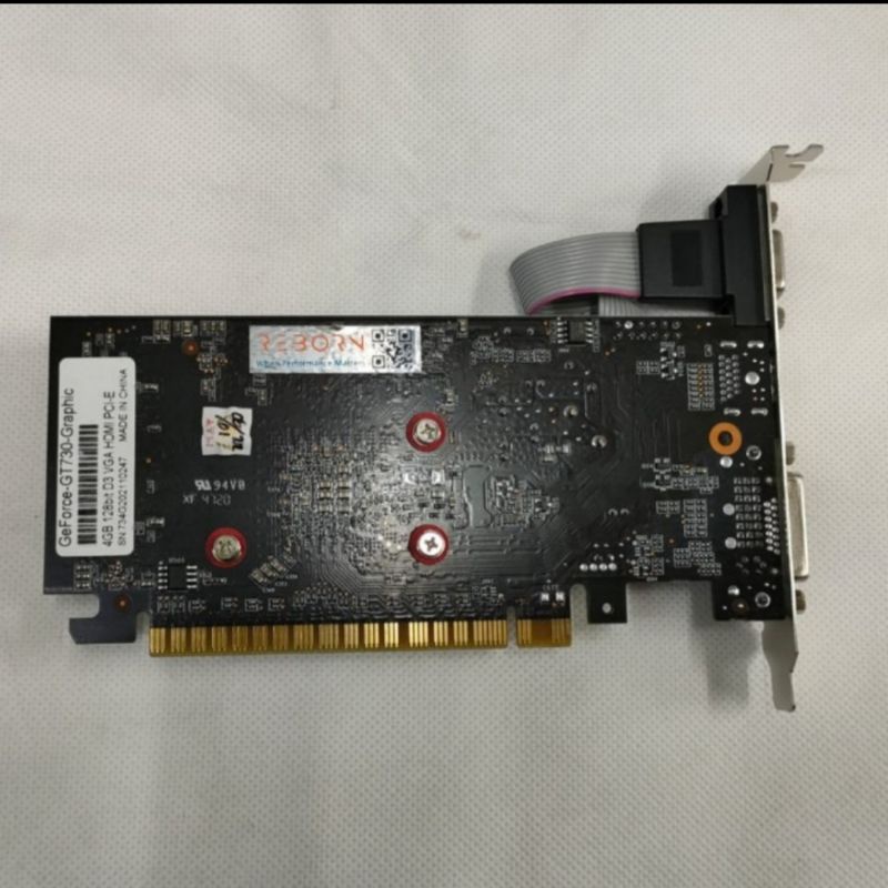 Vga CARD GT 730 DDR3 Nvidia 4GB 128 BIT