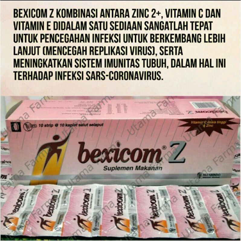 bexicom Z multivitamin 1 strip @10 tablet