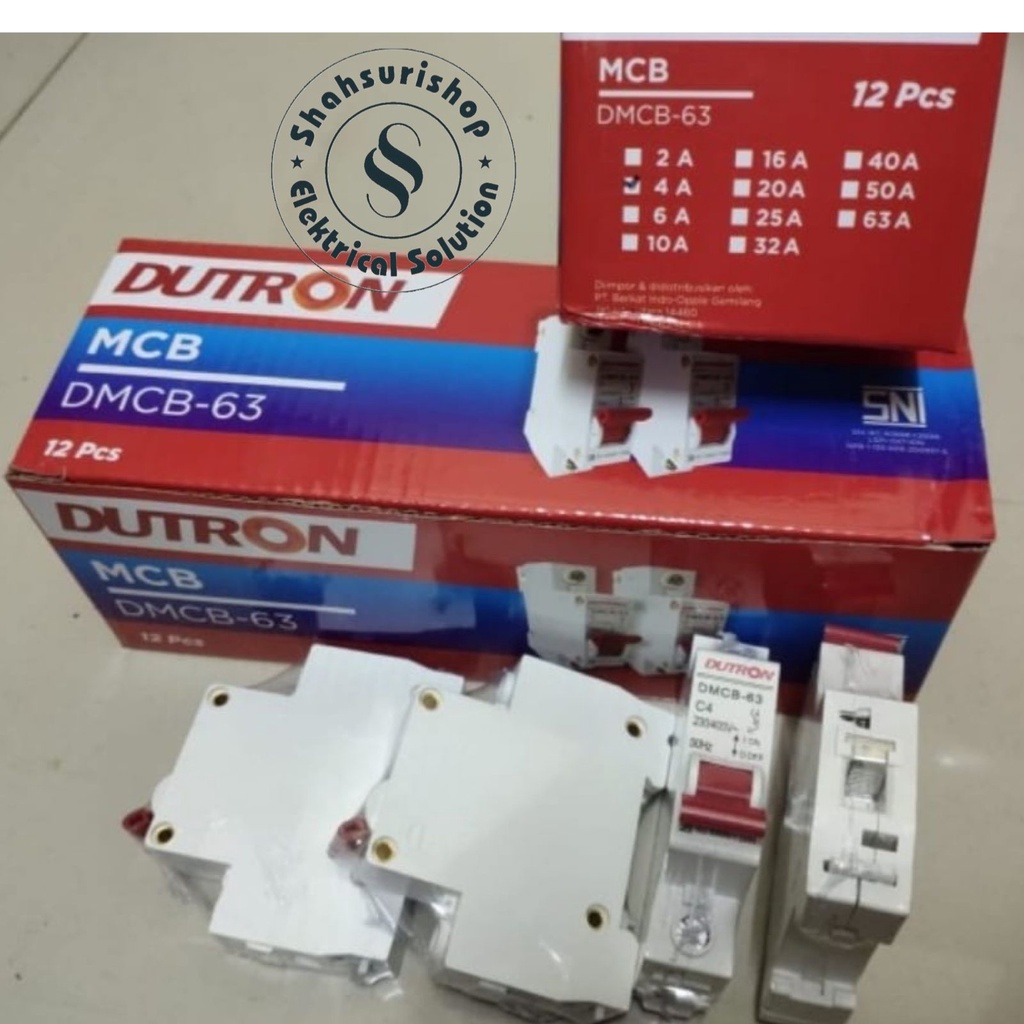 DUTRON MCB 1 PHASE DMCB 63 CIRCUIT BREAKER SNI