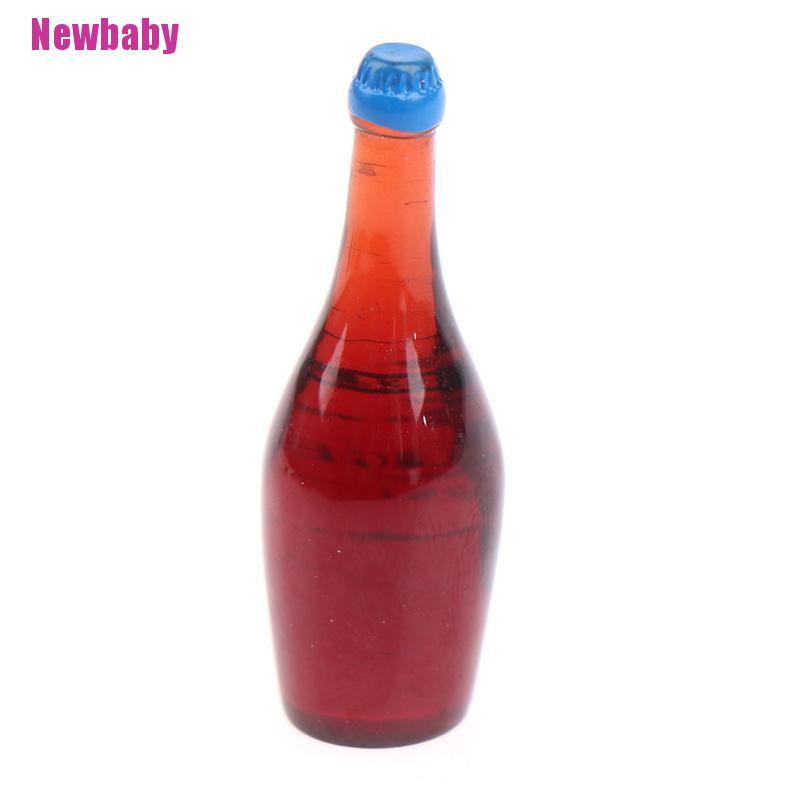 (Newbaby) 9pcs / Set Mainan Miniatur Botol whiskey / wine / XO Untuk Aksesoris Rumah Boneka