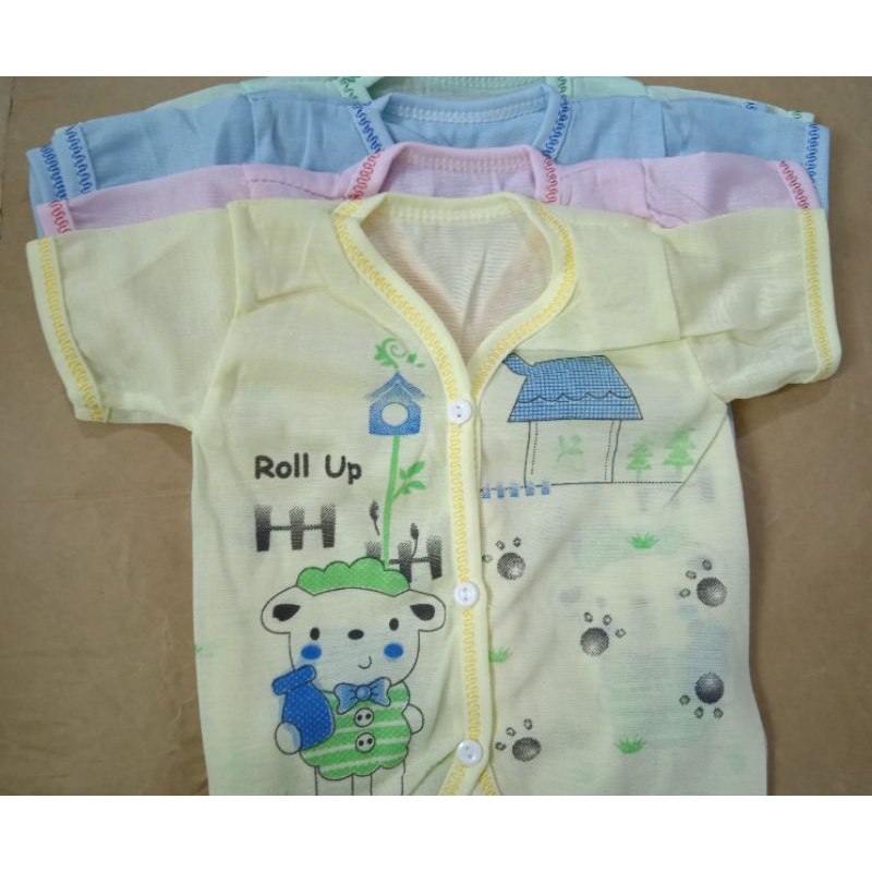 BAJU BAYI  NEWBON 0-6BULAN  (12pcs/1LUSIN)