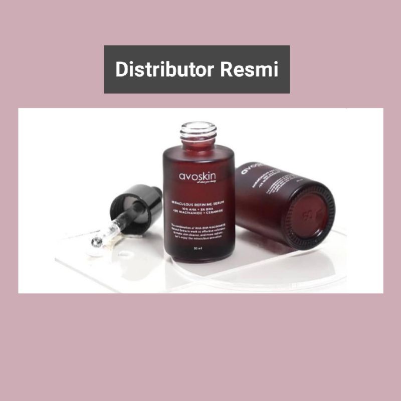 Avoskin Miraculouse Refining Serum / Serum Avoskin AHA BHA Niacinamide Ceramide