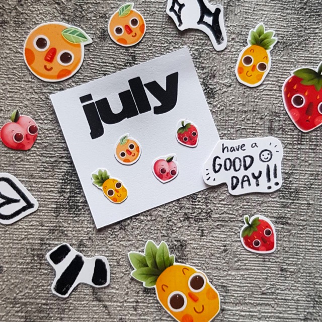 

Doodle Sticker Packs | Fruits Edition | Stiker Planner Bujo (Bullet Journal) Decoration