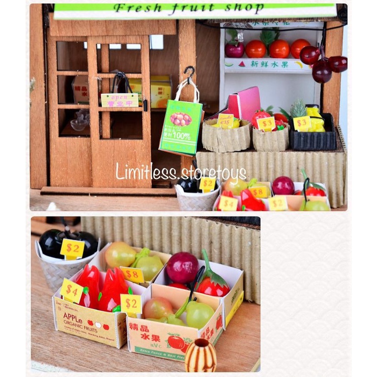 DIY MINIATURE FRESH FRUIT BM-819 PUZZLE CRAF (DO IT YOUR SELF) edukasi untuk anak pinter