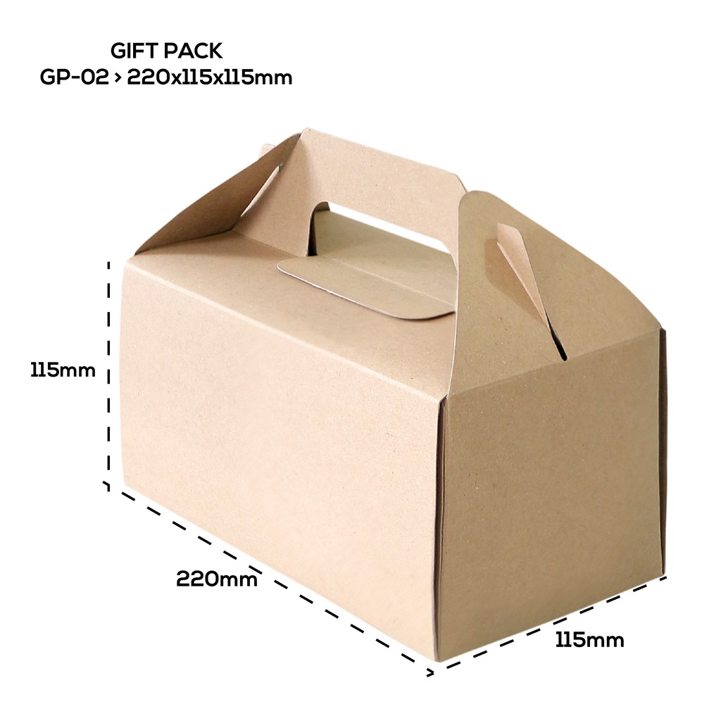 Gift Box Hampers Handle Box (GP2K4-Laminasi)