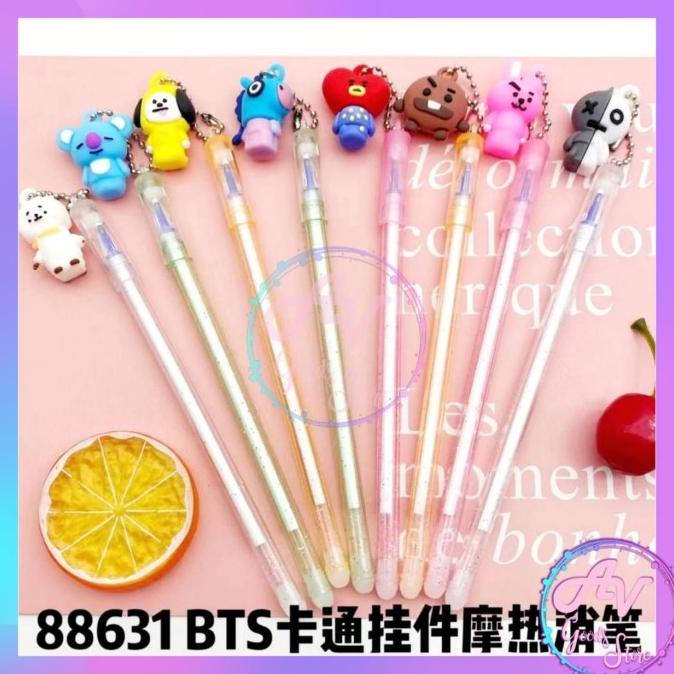 

@#@#@#] ballpoint / 12pcs pulpen bt21 / pulpen gantungan boneka bt21 88613B
