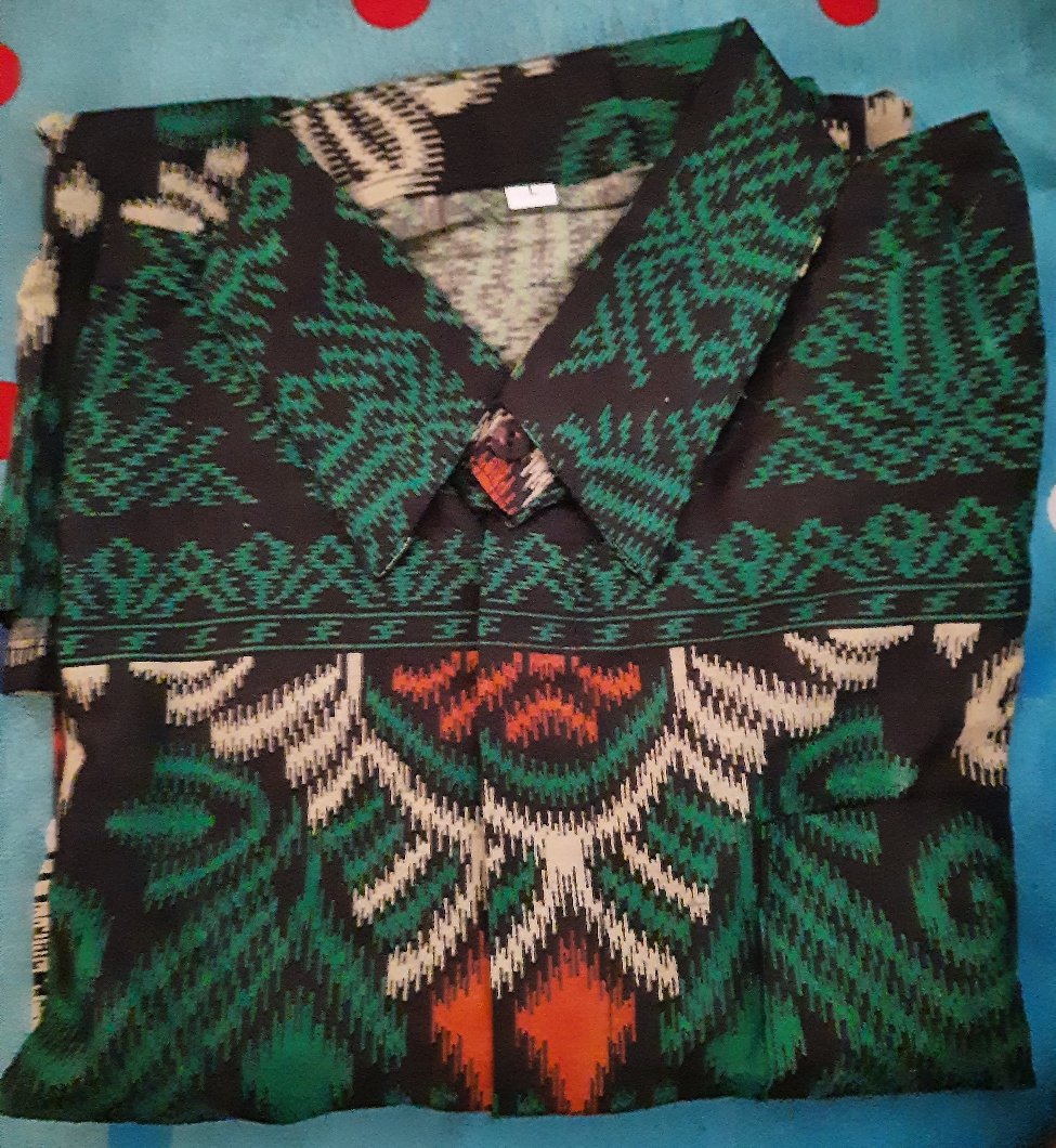 Kecubung Ijo Ready Size M L Xl Xxl Kemeja Batik Pria Lengan Panjang Katun Halus