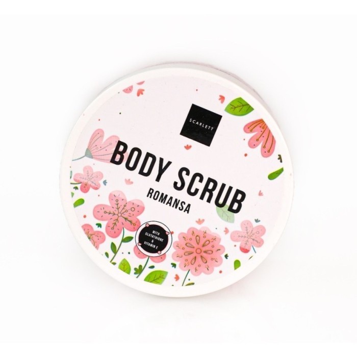 SCARLETT Whitening BODY SCRUB ROMANSA by Felicya Angelista LULUR