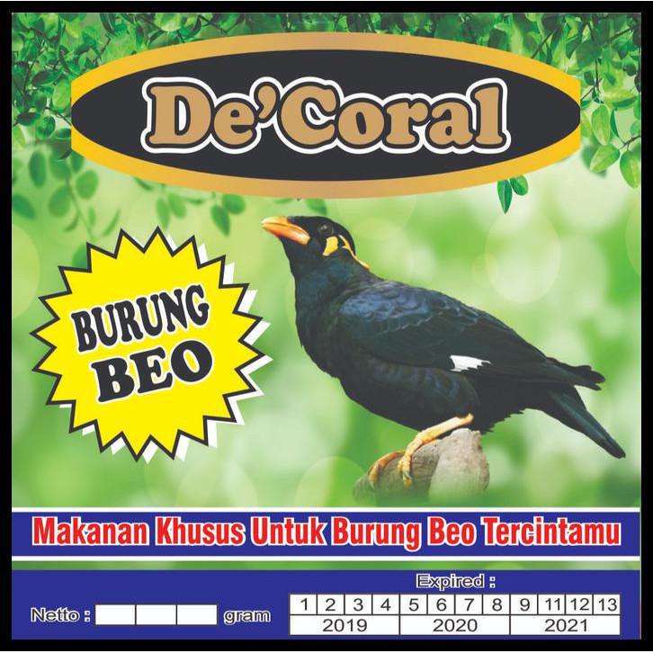 Makanan Burung Beo | Makanan Beo Juara | Bejo |Beo Bejo