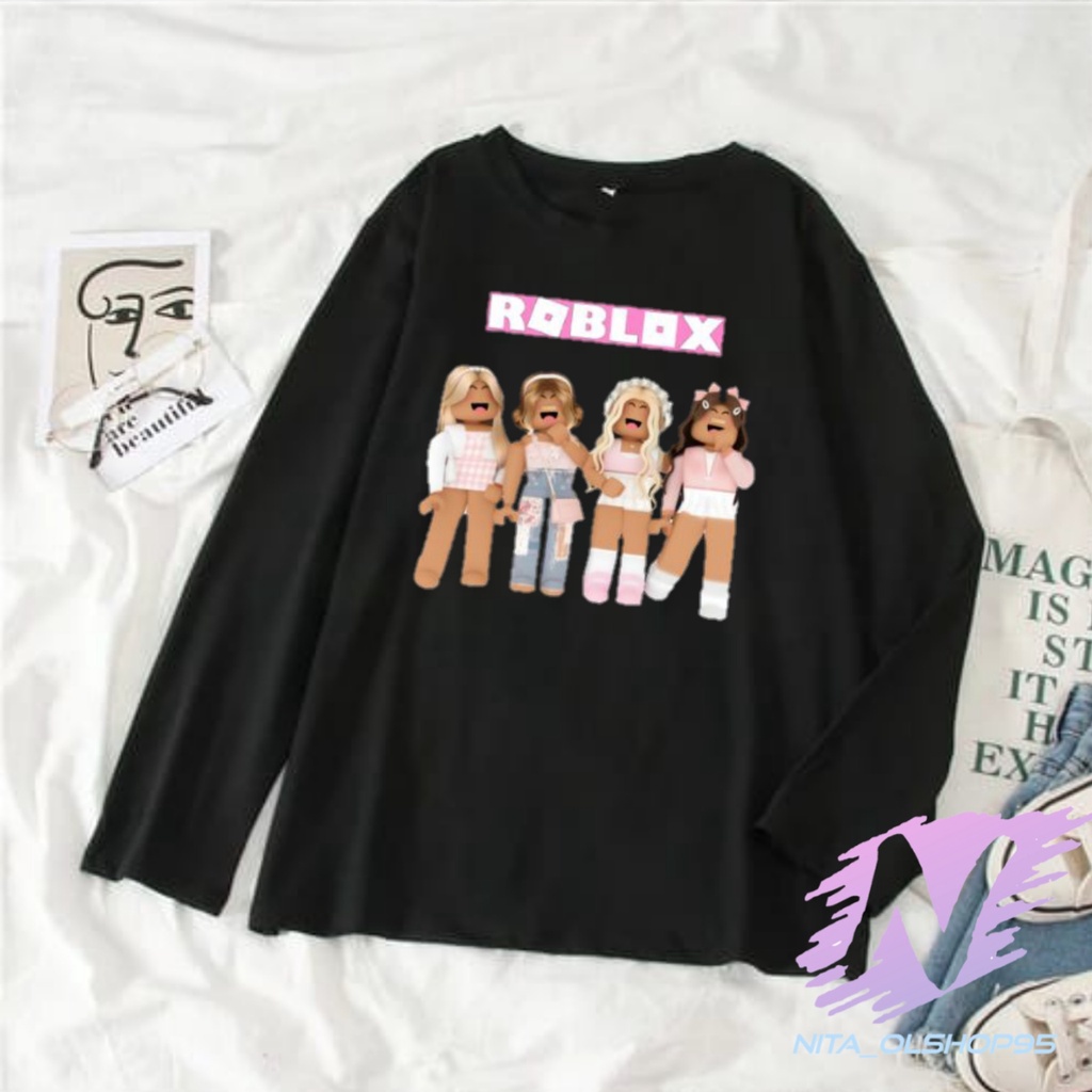 ROBLOX GIRL TERBARU baju kaos anak lengan panjang roblox terbaru