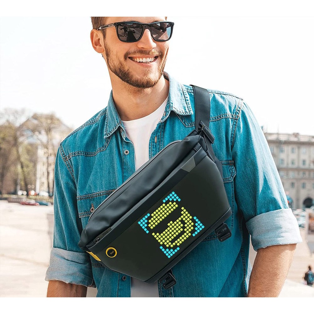 DIVOOM PIXOO SLINGBAG - Tas Selempang Dengan LED PIXEL ART DISPLAY