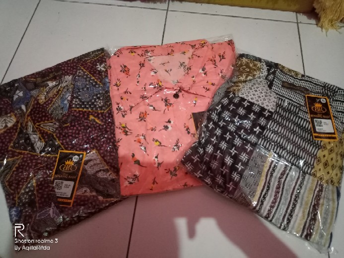 Benang Raja Kemeja Batik Pria Lengan Panjang Ukuran M L Xl