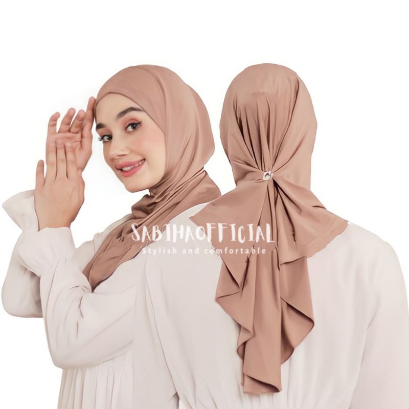 Hijab instan INNER NINJA KANCING 2in1 jilbab daleman kerudung bergo sport olahraga Pakaian muslim wa