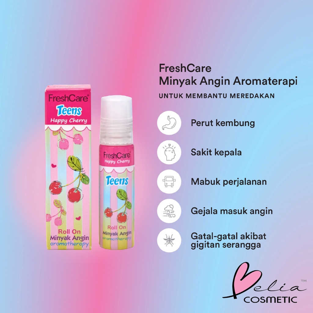 ❤ BELIA ❤ FRESH CARE Teens (✔️BPOM) Minyak Angin Aromatheraphy Roll On 10mL | freshcare gosok teen