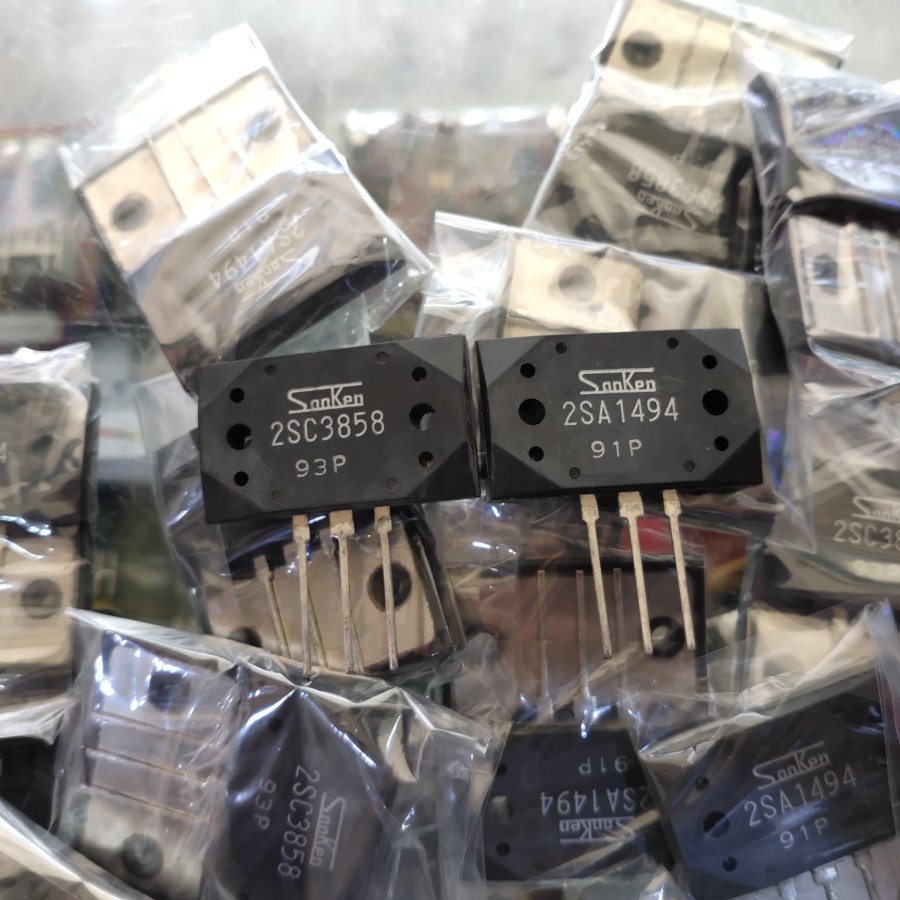 Transistor Tr A1494 C3858 Sanken 1494 3858 Power Final Original
