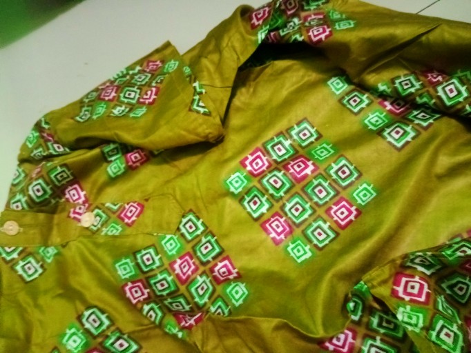 Daster Busui Batik Pekalongan Santung Bali Rayon Dress Solo