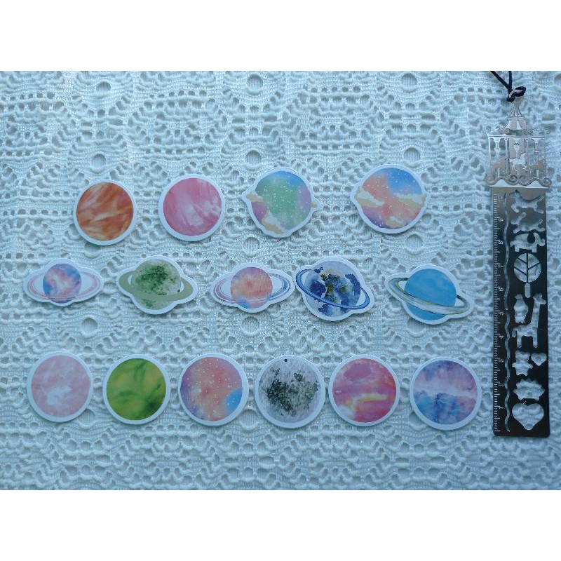 

Stiker Set PLANET untuk Journal / Scrapbook / Diary / DIY