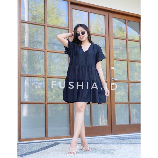 Laura Dress Bali / Dress Susun / Dress Tingkat Cantik