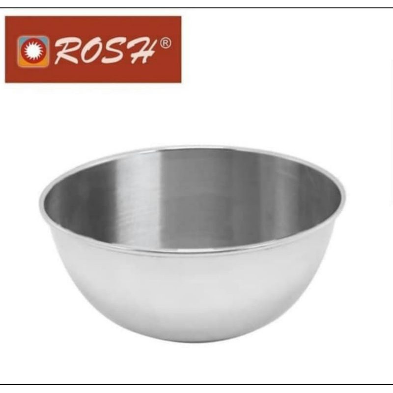 mangkok rosh/baskom/wadah 9,5 cm stainless