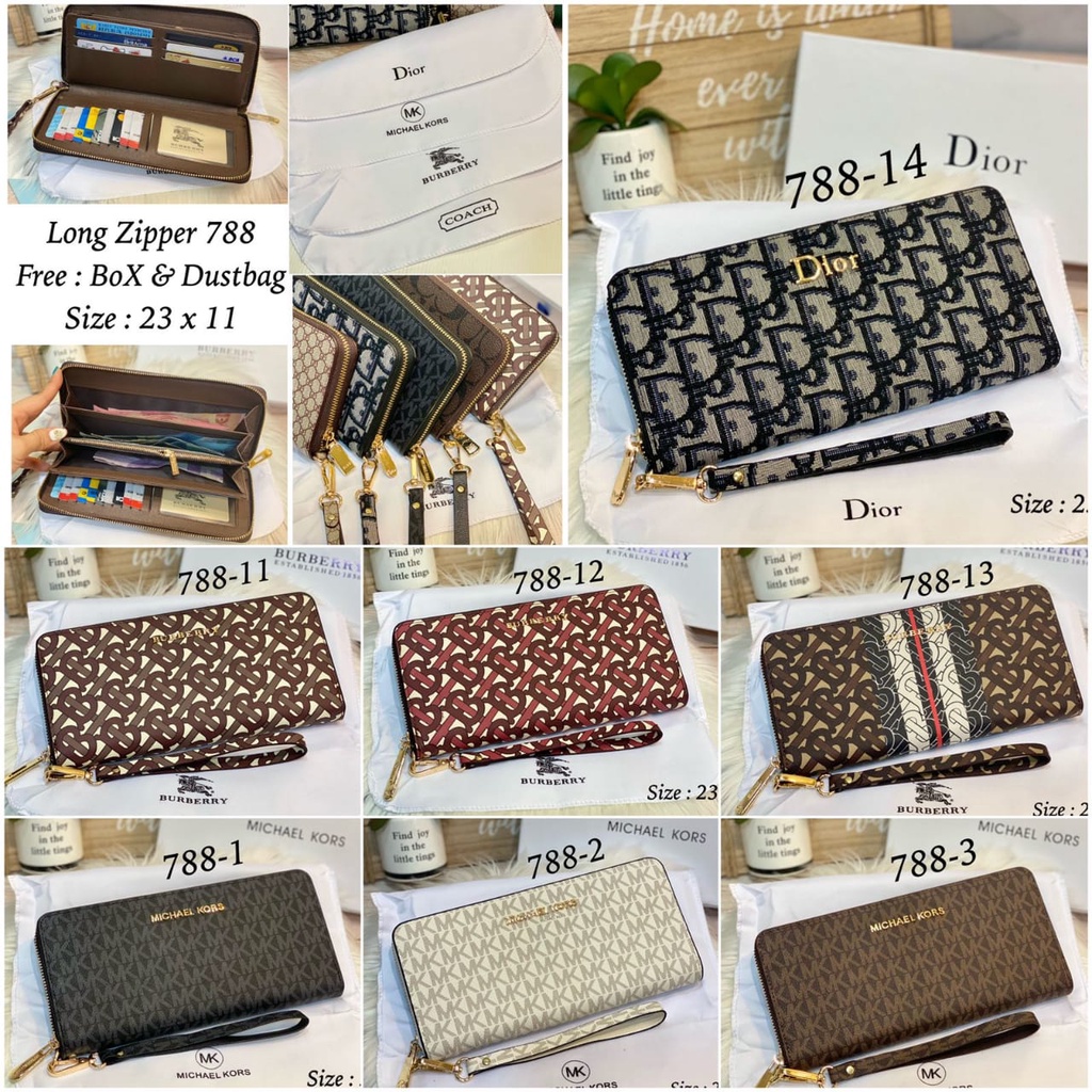 Dompet Panjang Long Zipper Free box