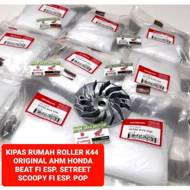 KIPAS RUMAH ROLLER BEAT FI KIPAS ROLLER BEAT POP K44 KIPAS PULLY BEAT fi ORIGINAL AHM 100%