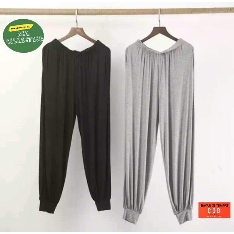 Celana Aladin Ban Panjang Size Standar / celamis Muslimah / Innerpants Murah / Celana Tidur Panjang