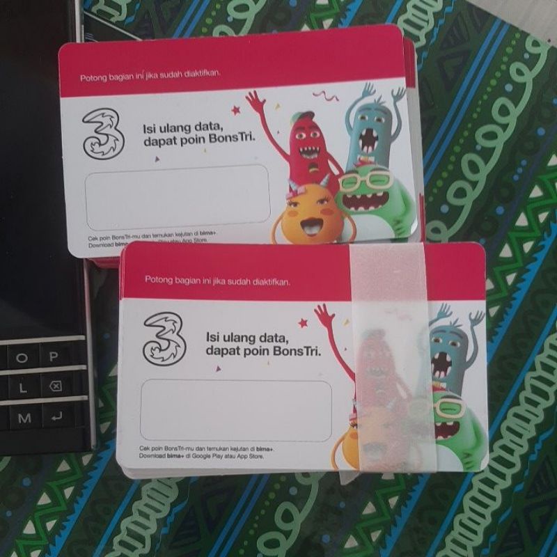 Voucher Data tri 3gb/3hari