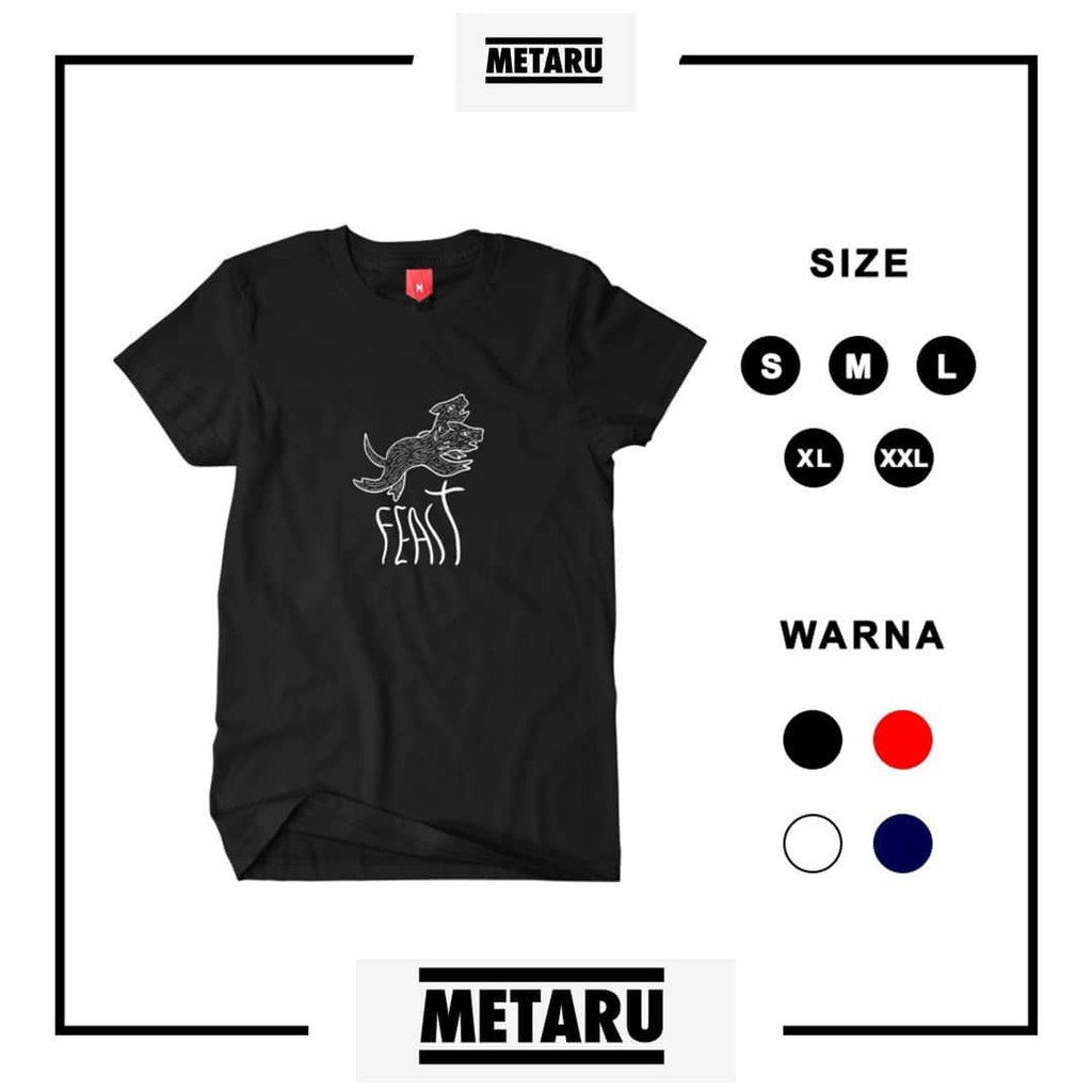 Kaos band FEAST / T-shirt band FAEST / Kaos distro band FEAST