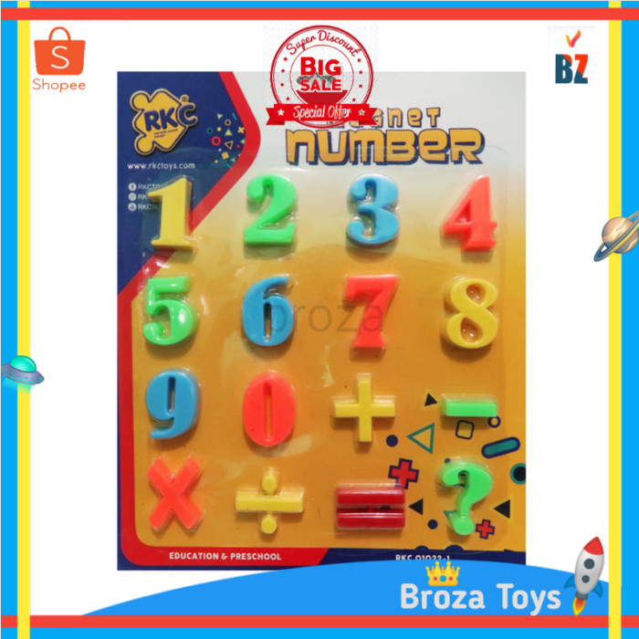 

Magnet Angka Number RKC Papan No.RKC 01022-1