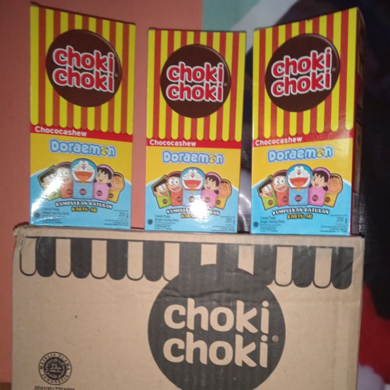 

choki choki chococashew 10gr( free buble warp)